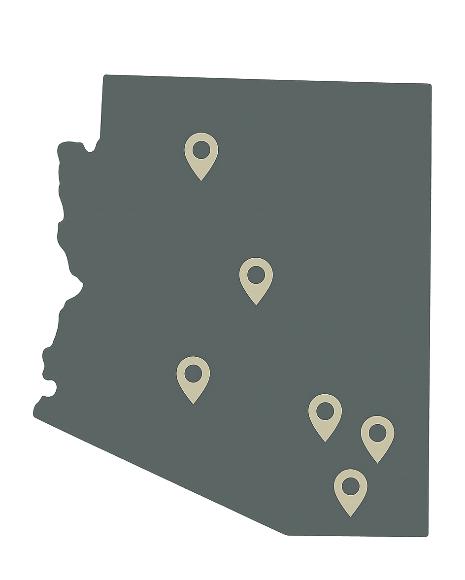 map of arizona