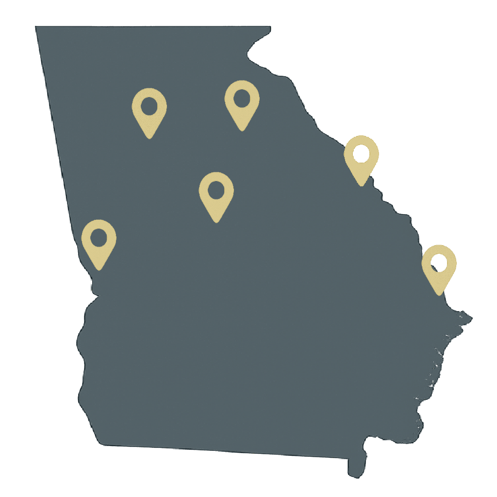 map of georgia