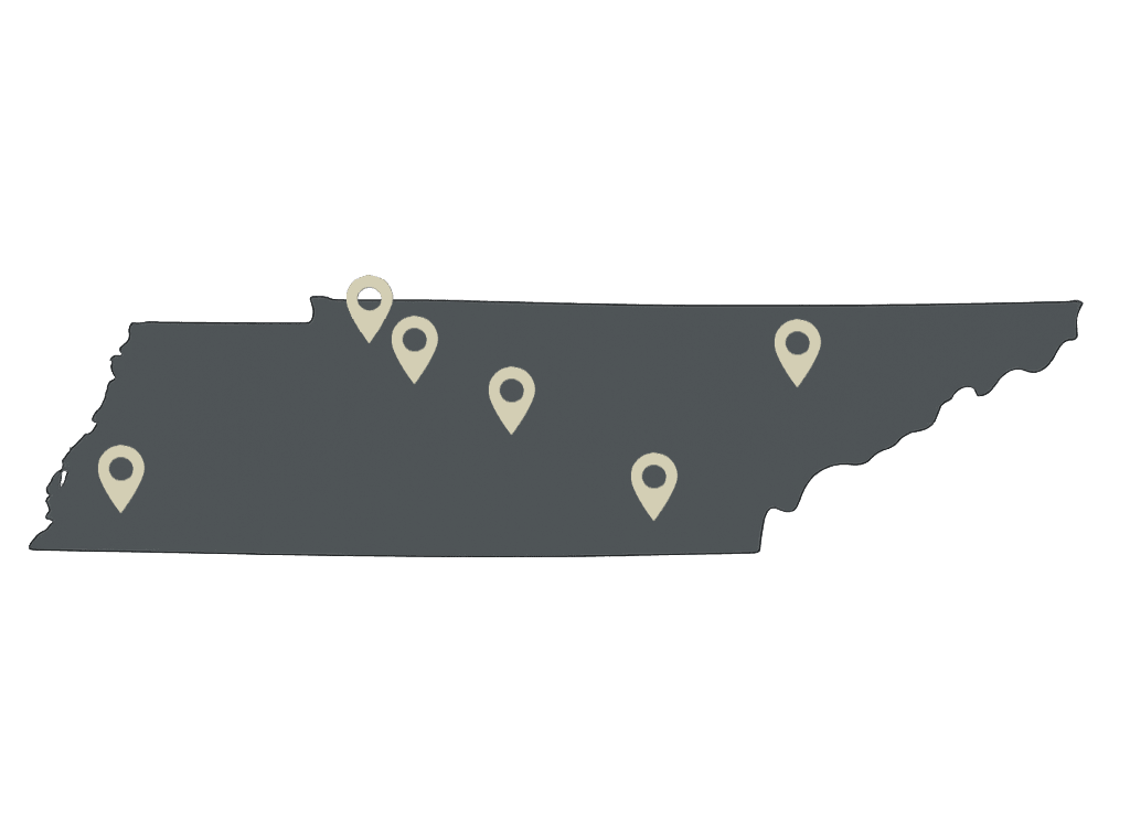 map of tennessee