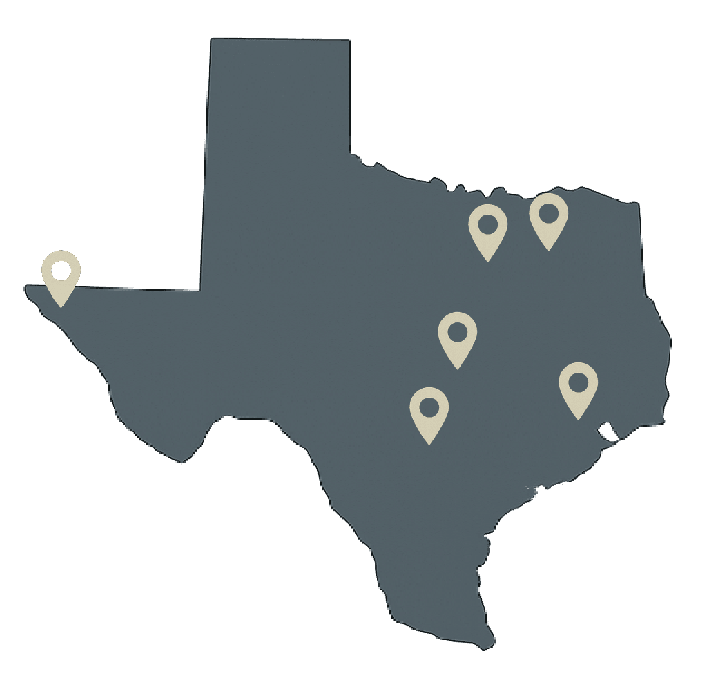 map of texas