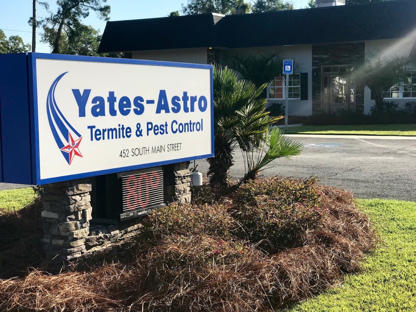 Google street view image of Yates-Astro Termite & Pest Control